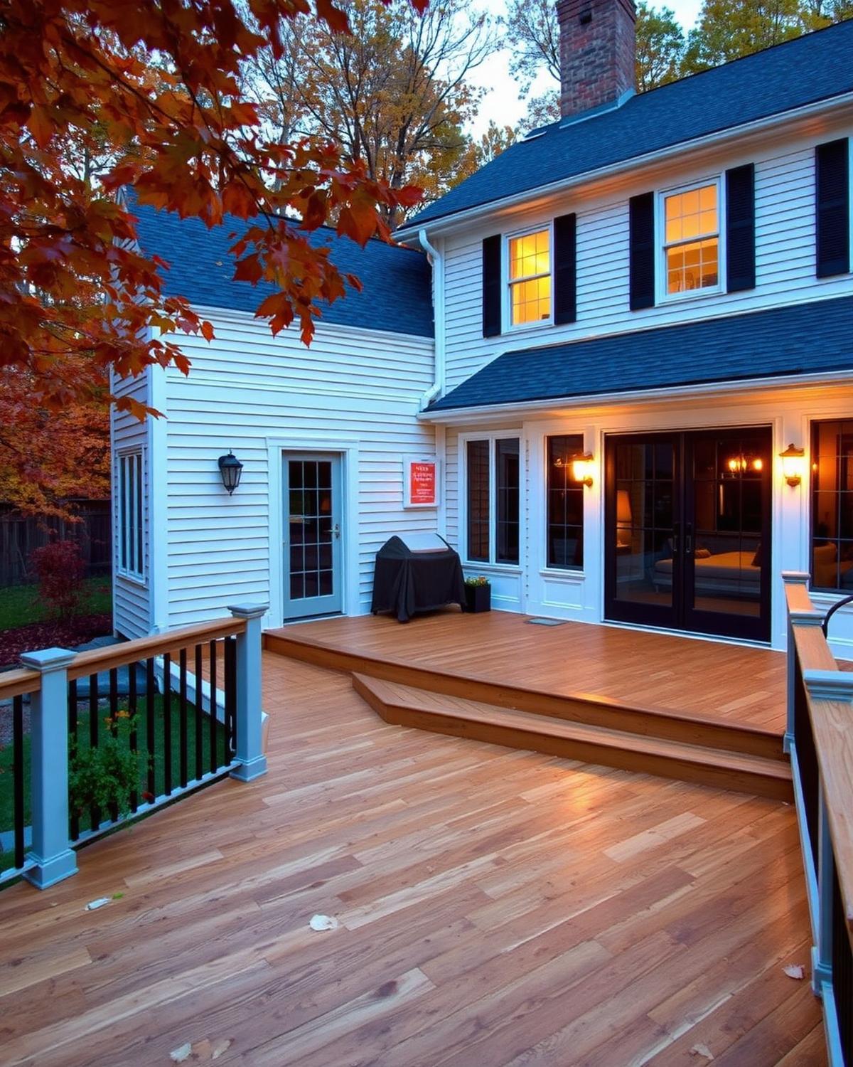 Custom wood deck project