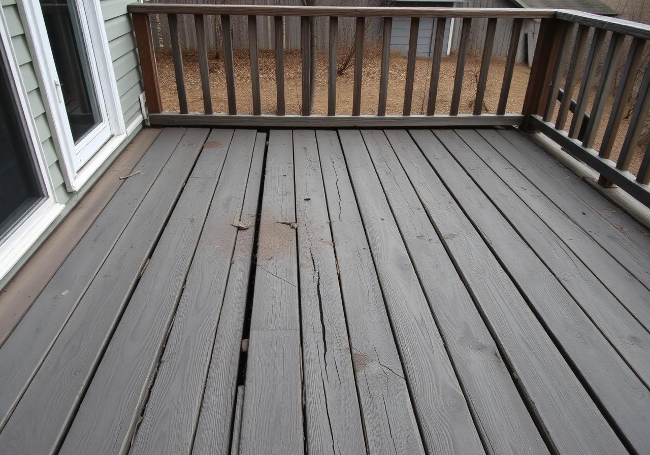 Composite Deck Rebuild — Watertown before